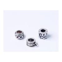 Impex A La Mode Style Spacer Beads Silver Heart Mix