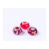 Impex A La Mode Large Hole Glass Beads Orange Facet Mix