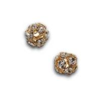 Impex Luxe Czech Crystal Ball Beads Crystal