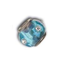 impex deluxe large hole glass beads craft aqua