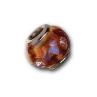 Impex Deluxe Large Hole Glass Beads Copper