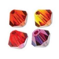 Impex Swarovski Faceted Beads Light Siam Mix