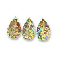 Impex Leaf Shape Holographic Sequins Gold