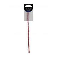 Impex Strung Glass Pearl Beads 20cm Red Mix