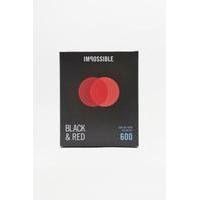 Impossible Duochrome Black & Red Polaroid 600 Instant Film, ASSORTED