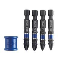 Impact Screwdriver Magnetic Bit Set of 5 PZ/PH