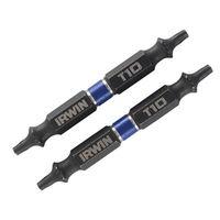 impact double ended screwdriver bits torx t30 100mm pack of 2