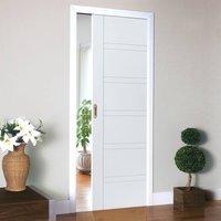 Imperial White Single Pocket Door