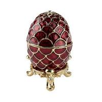 Imperial Egg Trinket Box, Red