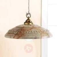 Impressive GRECA MARMO hanging light