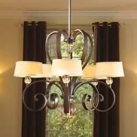 Impressive 5-bulb chandelier Madison Manor
