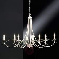 Impressive chandelier Hannes 8-bulb