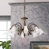 Impressive hanging lamp Tosca, 8-light