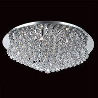 Impex Parma 12 Light Crystal Flush Light, CFH011025/12/CH