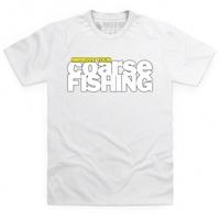 improve your coarse fishing logo t shirt