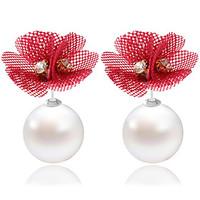 Imitation Pearl/Lace Earring Drop Earrings Wedding/Party/Daily / Casual 1 pair