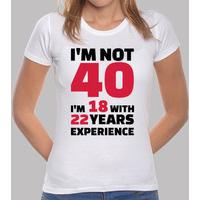 I\'m not 40 years birthday