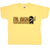 im ninja you cant see me kids t shirt