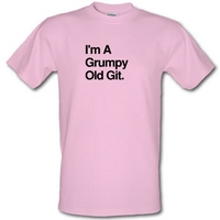 im a grumpy old git male t shirt