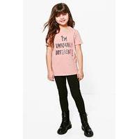 I\'m Uniquely Different Glitter Tee - pink