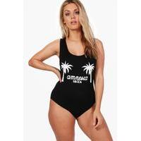 imogen amnesia ibiza slogan bodysuit black