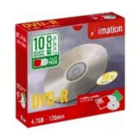 Imation DVD-R 4, 7GB 120min 16x 10pk Slim Case