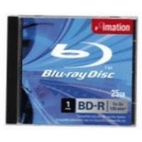 imation bd r 25gb 135min 4x 1pk jewel case