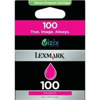 ink cartridge original lexmark 100 magenta