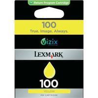 ink cartridge original lexmark 100 yellow