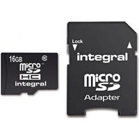 integral sd card 16gb with sd adapter class 10