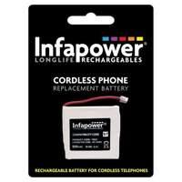 Infapower 600mah 2.4v Ni-mh Prismatic Rechargeable Replacement Batteries With Jst-zhr2 For Cordless Phone Short Code: 97 (t010)