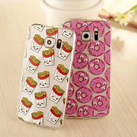 Interesting Cartoon Moving Eyes Acrylic Shell Fruit Chips for Samsung Galaxy S6