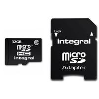 integral micro sd card 32gb with sd adapter class 10