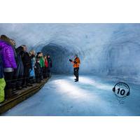 into the glacier ice cave tour and lava cave day trip from reykjavik w ...