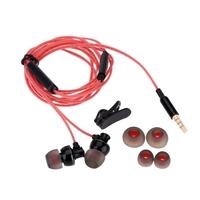 In-ear Piston Binaural Square Wire Stereo Earphone Headset with Microphone Answer Phone Earbud Volume Adjustment Listening Music for iPhone HTC Smartp