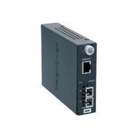 Intelligent 1000base-t To 1000base-fx Multi-mode Sc Fiber Converter (220-550m)