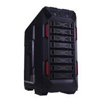 in win gr one gaming case full tower e atx usb3 black amp red