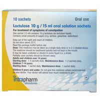 Intrapharm Lactulose 10g/15ml Oral Solution Sachets