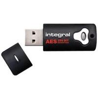 Integral Crypto Advanced Encryption Standard (AES) FIPS 140 Encrypted 8GB USB 2.0 Flash Drive