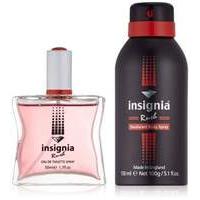 Insignia Rush 2pc Set Edt 50ml 150ml Body Spray Re