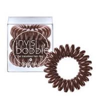 invisibobble original hair tie 3 pack pretzel brown