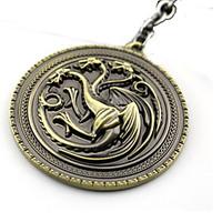 Inspired by Game of Thrones Anime Cosplay Accessories Keychain Golden / Silver Alloy