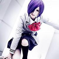 Inspired by Tokyo Ghoul Kirishima Touka Anime Cosplay Costumes Cosplay Suits / School Uniforms Patchwork Gray Long SleeveCoat / Shirt /