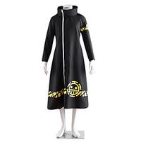 Inspired by One Piece Trafalgar Law Anime Cosplay Costumes Cosplay Suits Print Long Sleeve Coat 147 Male Female