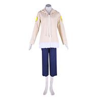 Inspired by Naruto Hinata Hyuga Anime Cosplay Costumes Cosplay Suits Patchwork Blue Brown Long Sleeve Coat Pants For