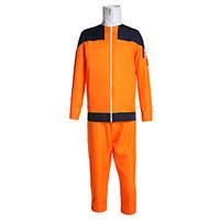 Inspired by Naruto Naruto Uzumaki Anime Cosplay Costumes Cosplay Suits Patchwork Orange Long Sleeve Coat Pants For