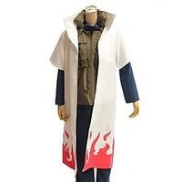Inspired by Naruto Cosplay Anime Cosplay Costumes Cosplay Suits Patchwork White Half-Sleeve Cloak
