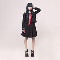 Inspired by Hell Girl Ai Enma Anime Cosplay Costumes Cosplay Suits / School Uniforms Patchwork Black / Red Long SleeveTop / Skirt /