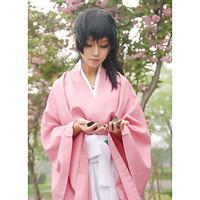 Inspired by Cosplay Chizuru Yukimura Video Game Cosplay Costumes Cosplay Suits / Kimono Solid Pink Top / Pants / Belt