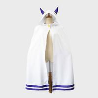 Inspired by Cosplay Cosplay Anime Cosplay Costumes Cosplay Tops/Bottoms Cosplay Accessories Solid Color N/A Cloak 147 Female